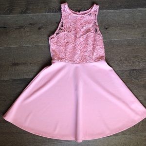 Pink Laced Dress